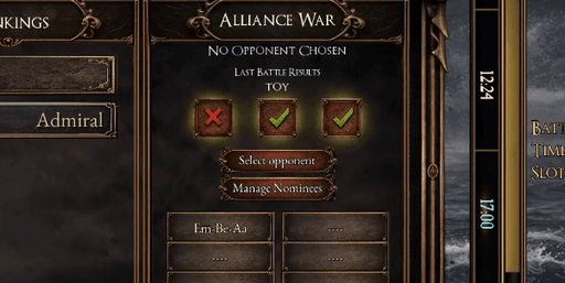 Battle History
