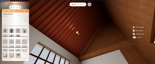 See how this light isn't allowed here — made a system for conflicts like this (e.g. tables with floor lamps, etc)
